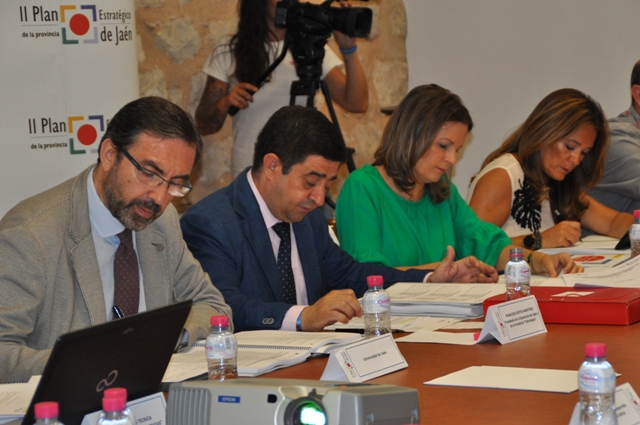 J. Gómez (UJA), F. Reyes (Diputación), A. Cobo (Junta Andalucía) y R. Morales (Ayto. Jaén)