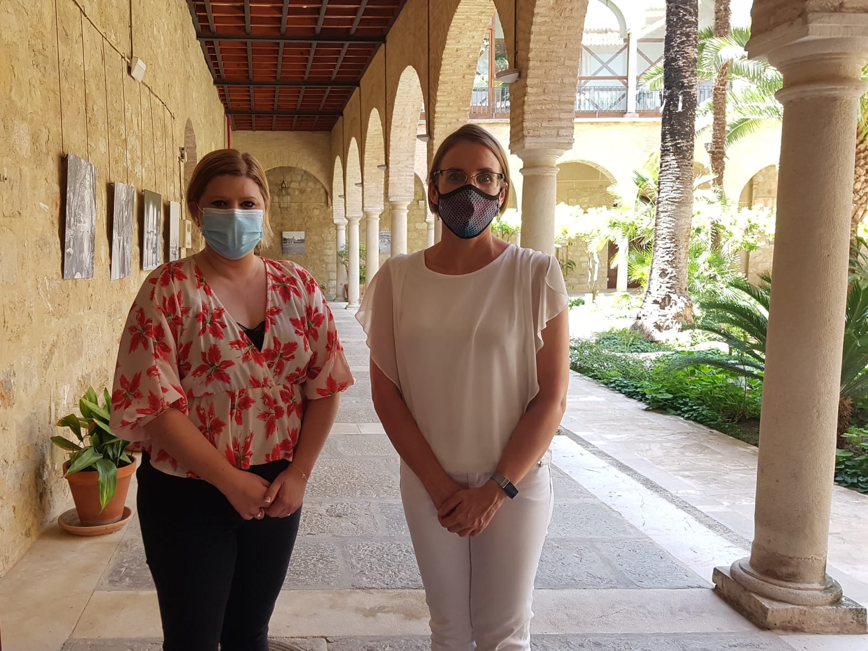 Con la presidenta de Empresarias Jaem (14/06/2021)