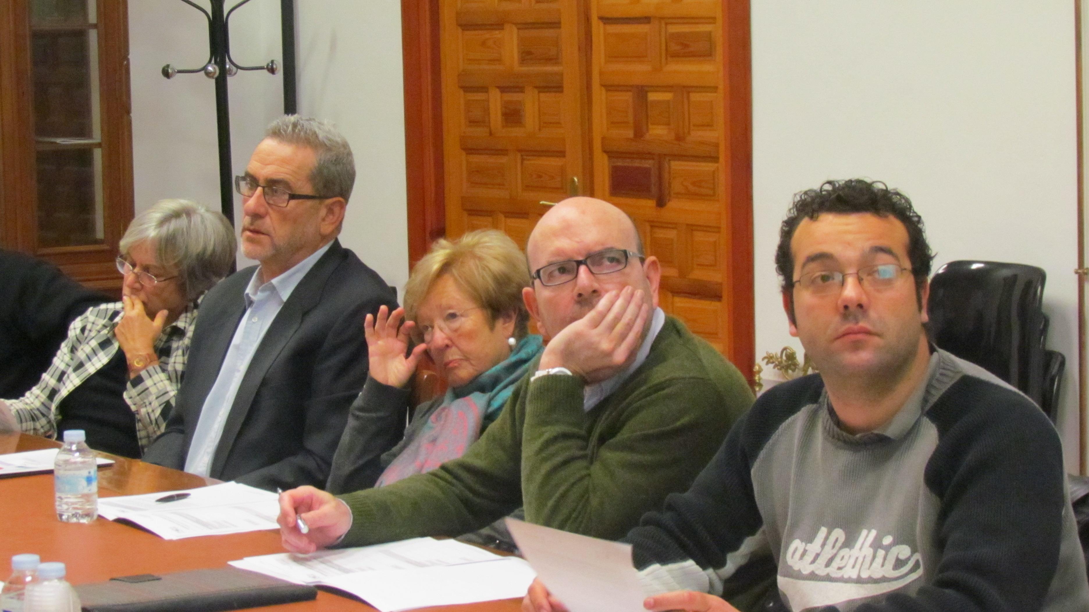 Fausto Jódar (Del. Gobierno), Pilar Palazón (Amigos de los Íberos), Narciso Zafra (Del. Cultura) y Juan Parrilla (Ayto. Linares)