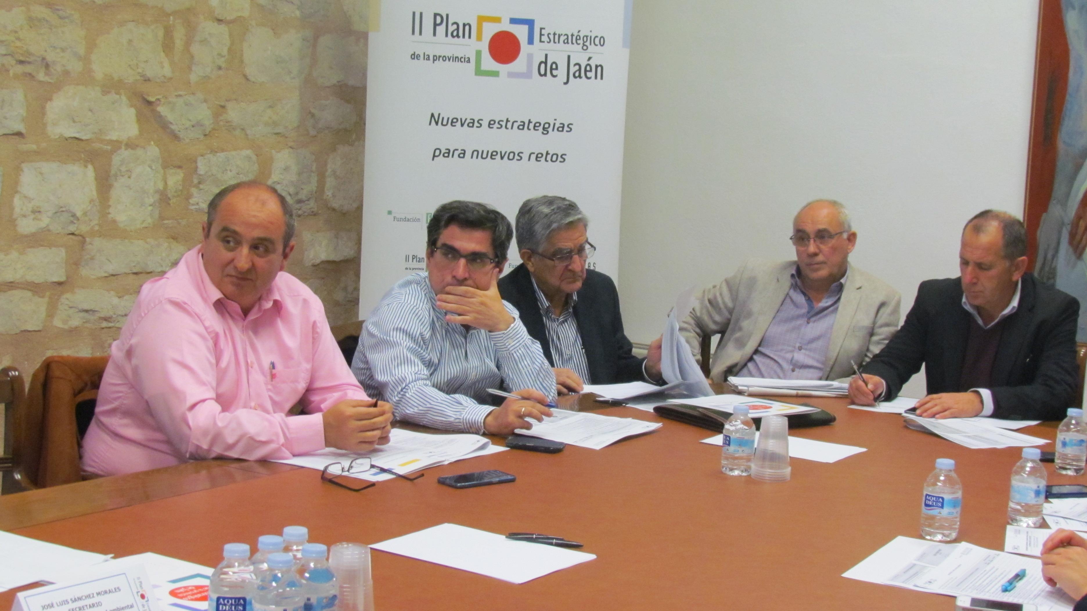M. Expósito (Somajasa), R. Rubio (Del. Salud), Juan de Dios Gallego (CHG), J. González e I. Ruiz (Del. M. Amb. y Ord. Territorio)