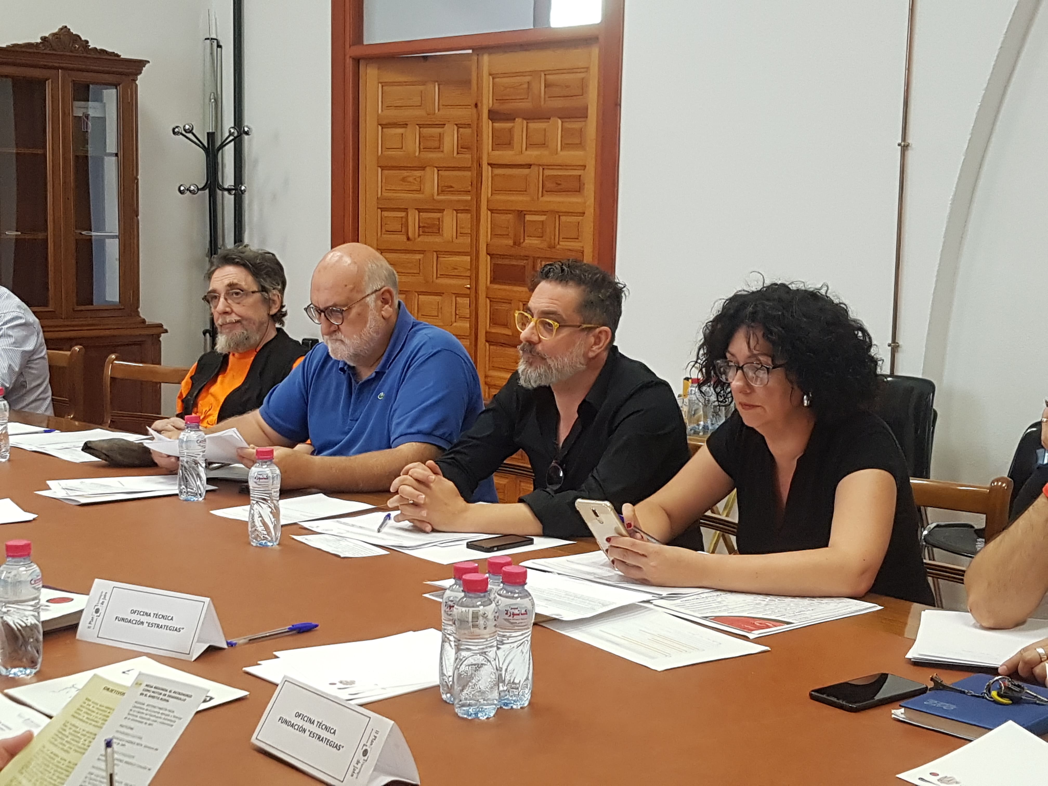 Antonio Damian, Sebastián Lozano, J. Ramón Canovaca y Vito Jiménez