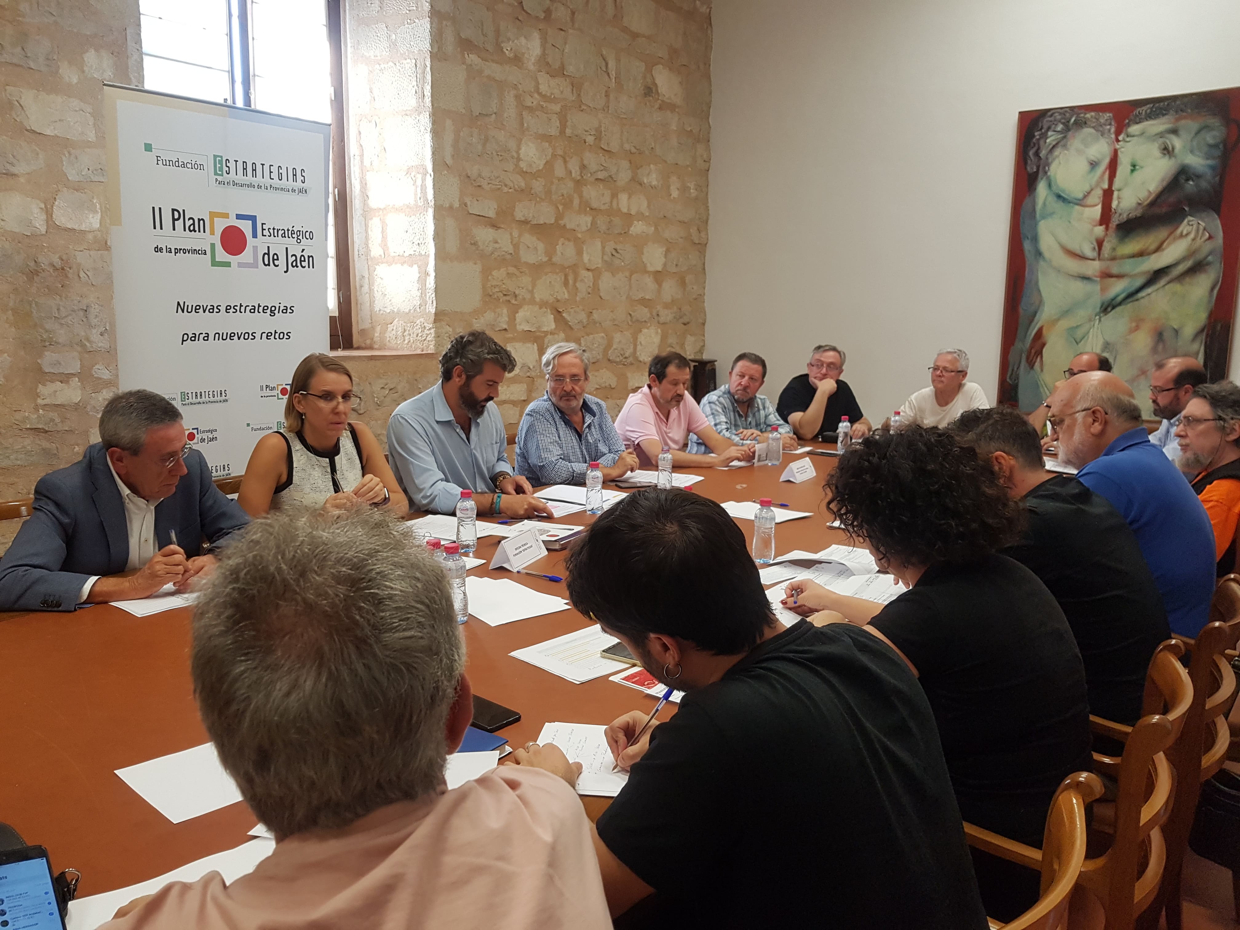 Miembros de la Comisión Ejecutiva del Foro por la Cultura de la provincia