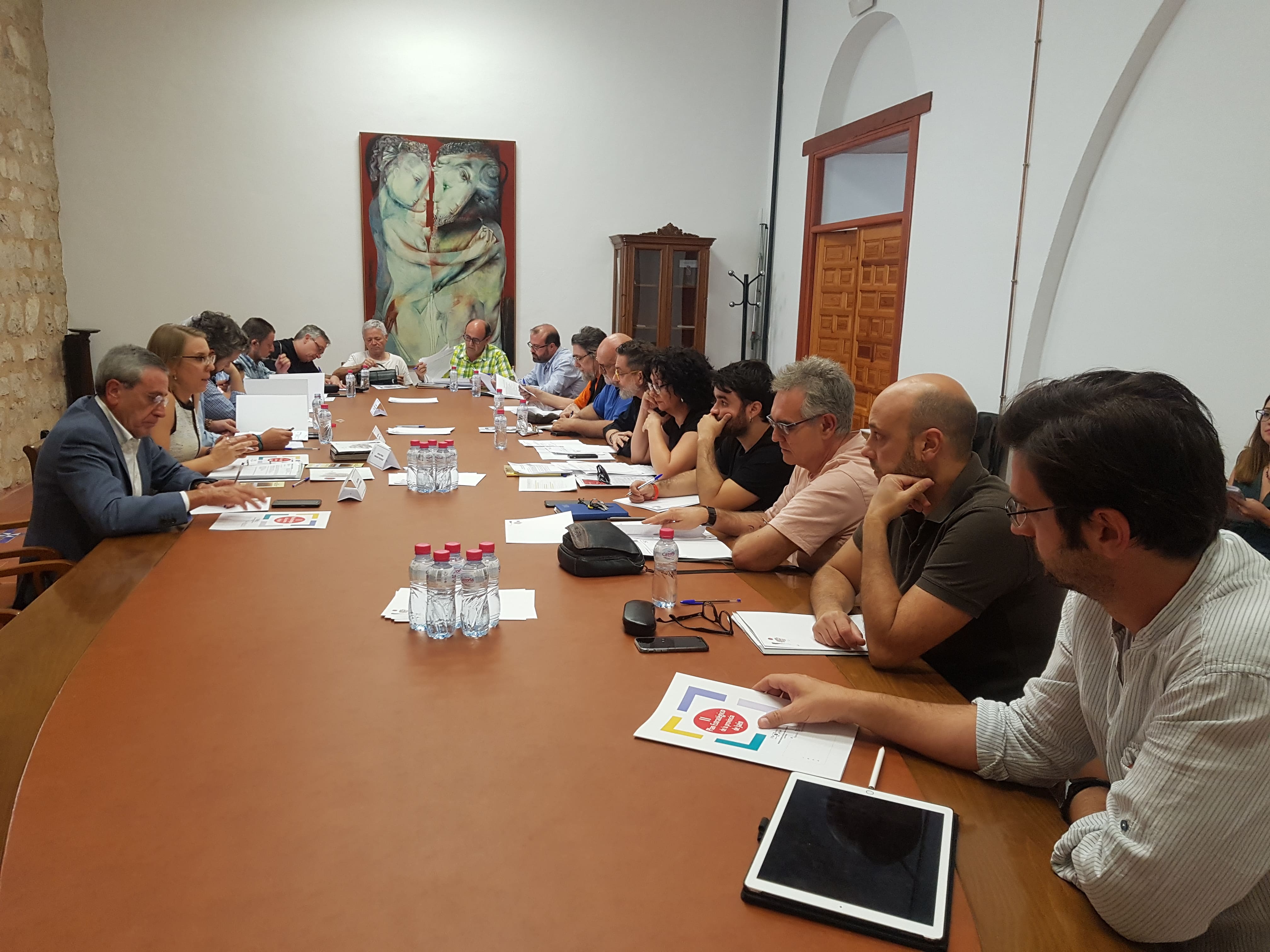 Miembros de la Comisión Ejecutiva del Foro por la Cultura de la provincia