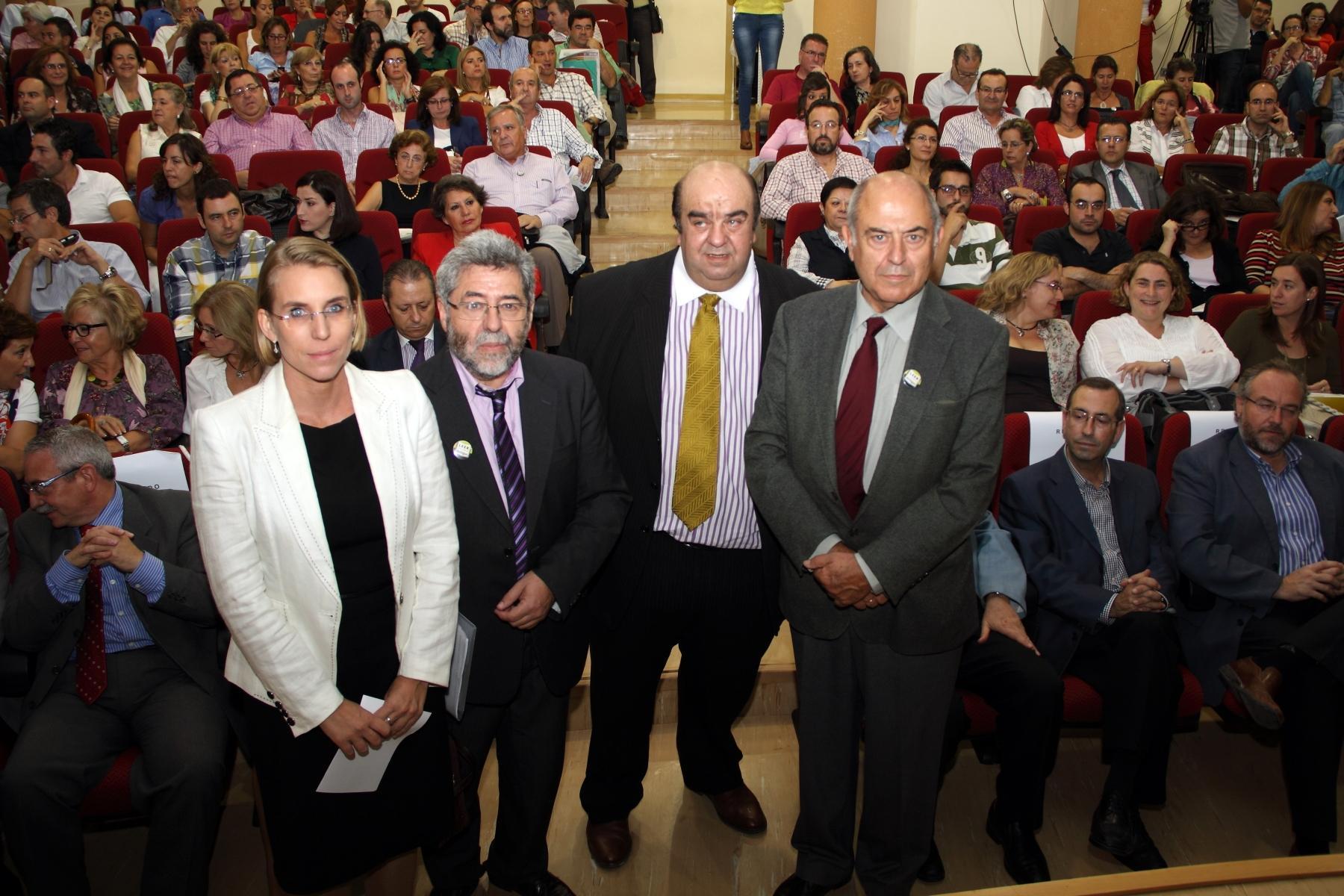 Inmaculada Herrador, Pedro Molino, Luis Carlos García y José Antonio Marina