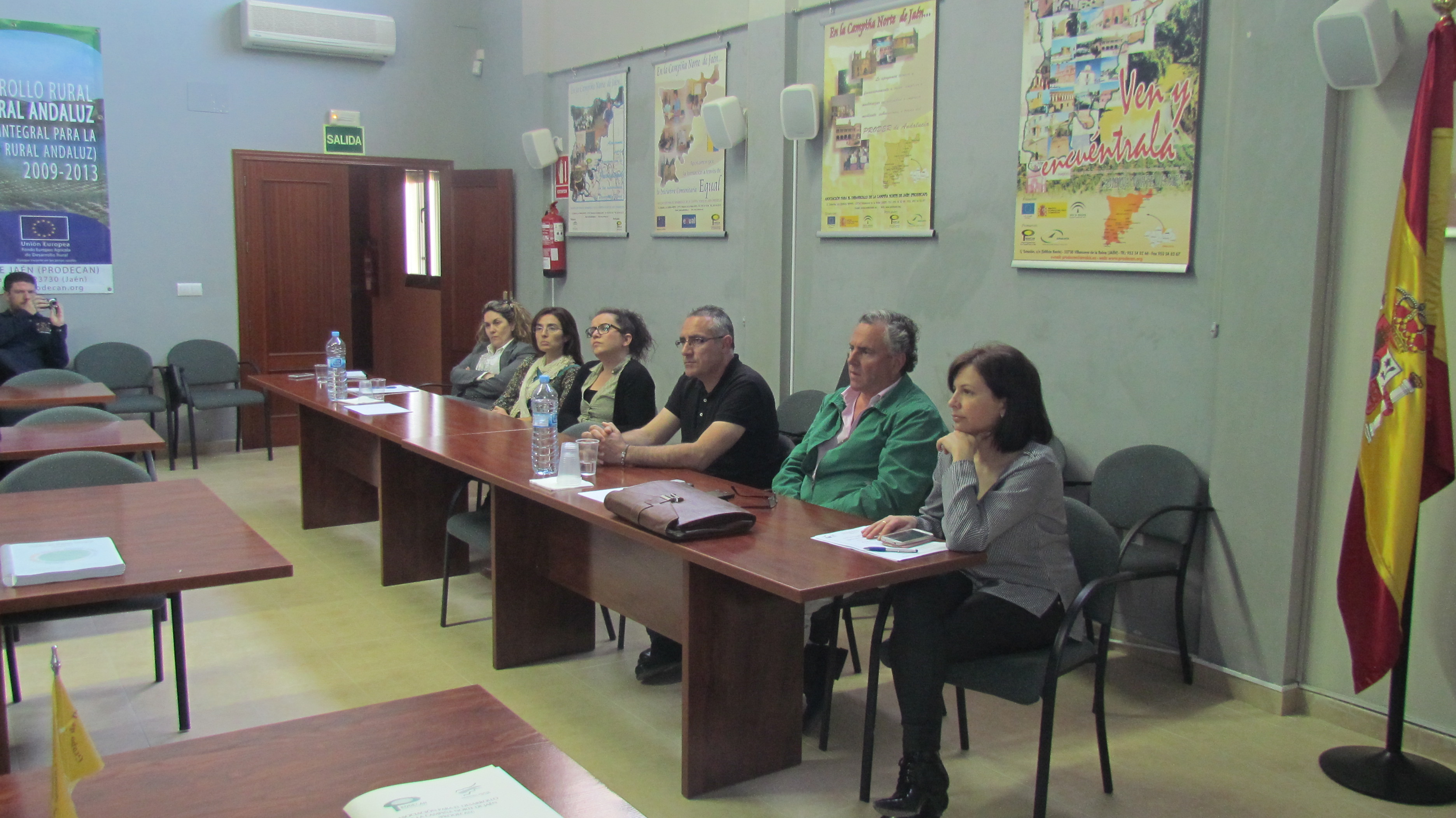 Asistentes a la presentación sobre el II Plan y los Indicadores de Desarrollo Comarcales