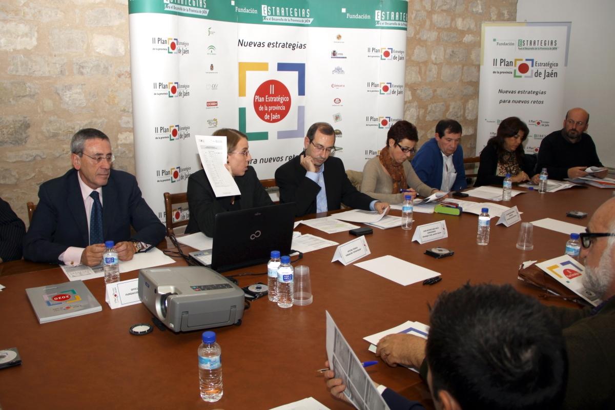 Intervención de Inmaculada Herrador durante la reunión