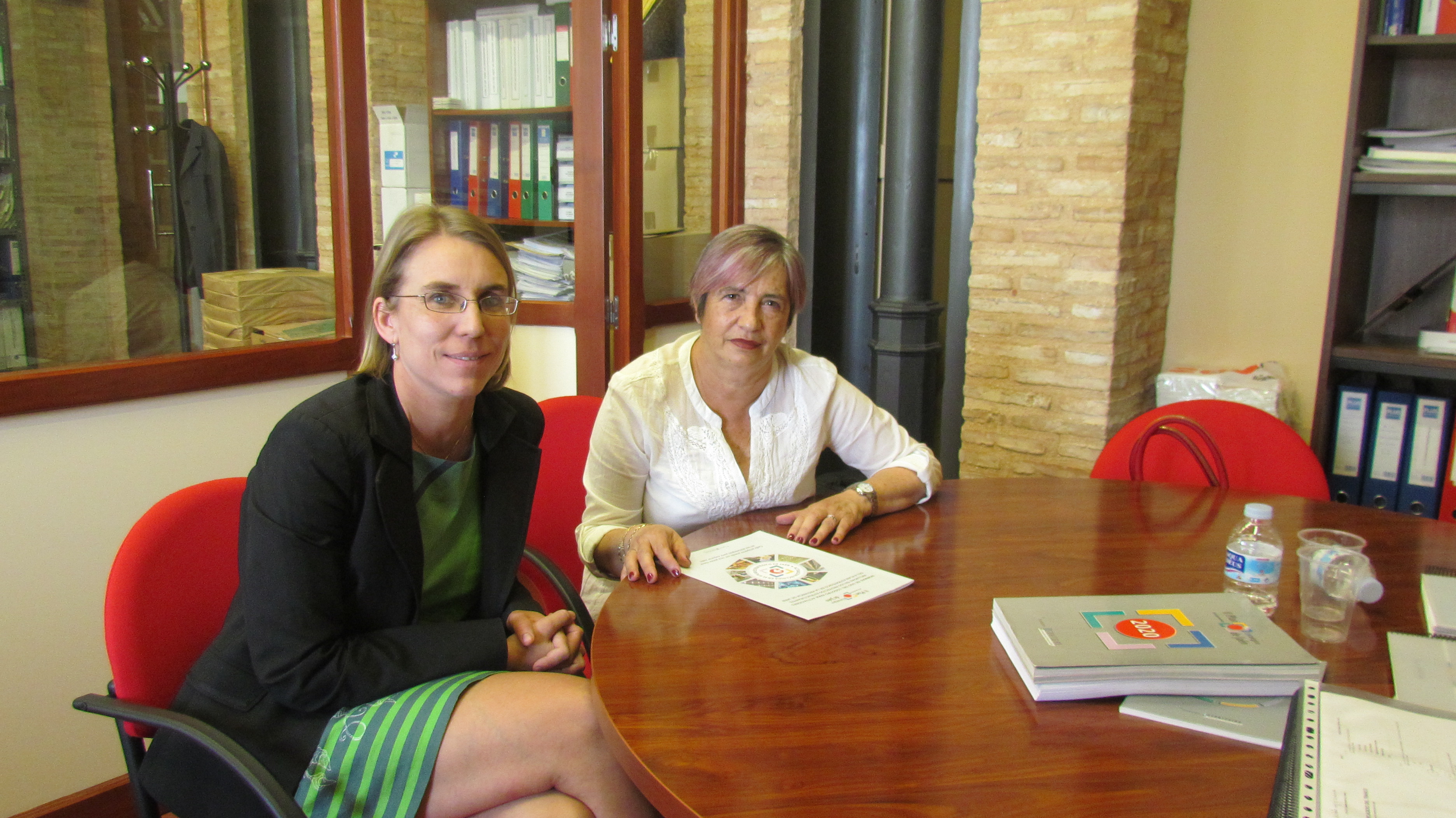 Con la Asoc. Mujeres Progresistas contra la Discriminación y la Violencia de Género