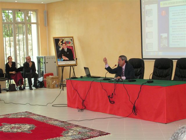 Antonio Martín Mesa durante su ponencia