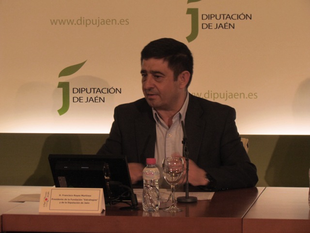 Intervención del presidente de la Diputación y la Fundación, Fco Reyes
