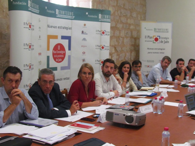 Miembros de la comisión de seguimiento e impulso de la Estrategia 4 durante la reunión