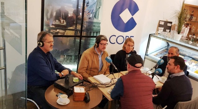 Participación de I. Herrador en el programa Jaén en Positivo de COPE Jaén (fotografía de COPE Jaén)
