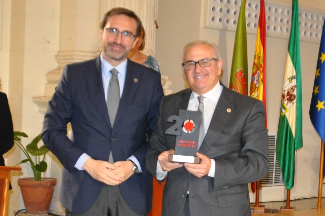 Reconocimiento a Manuel Parras, vicepresidente de la Fundación 