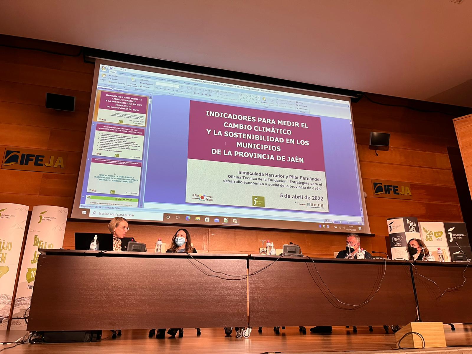 Intervención en la Jornada Técnica “Retos y elaboración de los planes municipales de lucha contra el cambio climático” (05/04/2022)