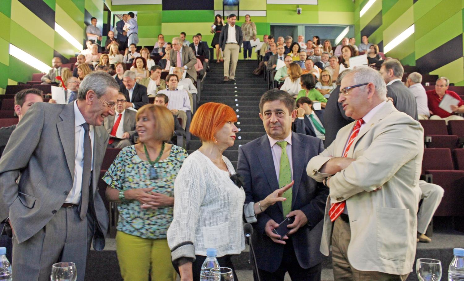Antonio Martín Mesa, Purificación Gálvez, Francisca Pleguezuelos, Francisco Reyes y Manuel Parras